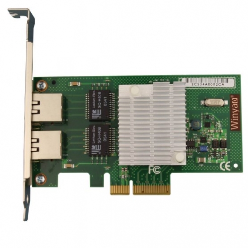 인텔 칩셋 WYI i350-T2 서버 2포트 랜 카드